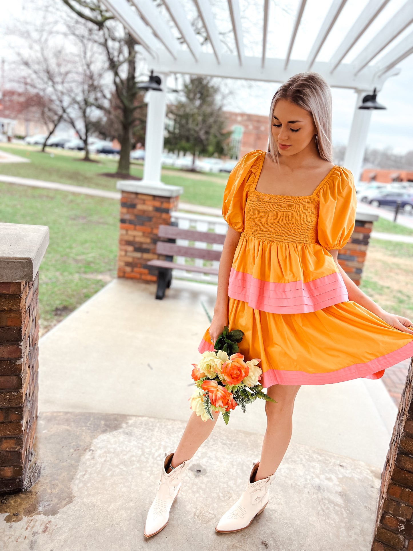 Clementine Punch Dress