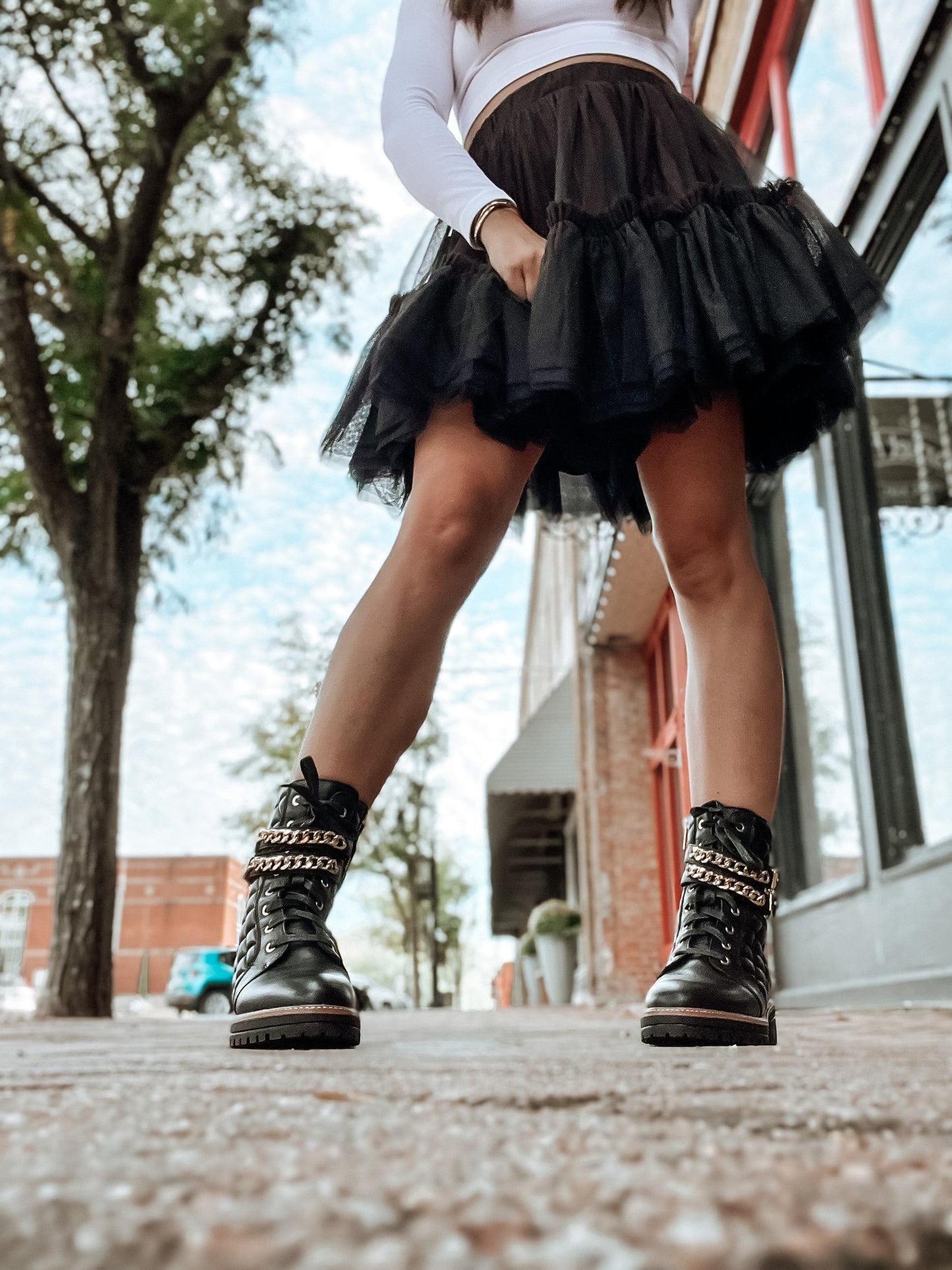 Tulle Mini Skirt