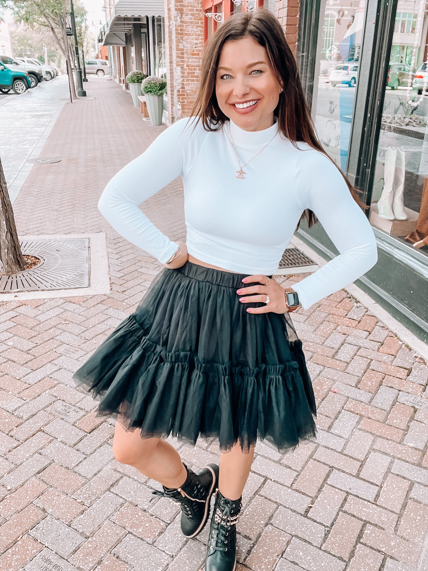 Tulle Mini Skirt