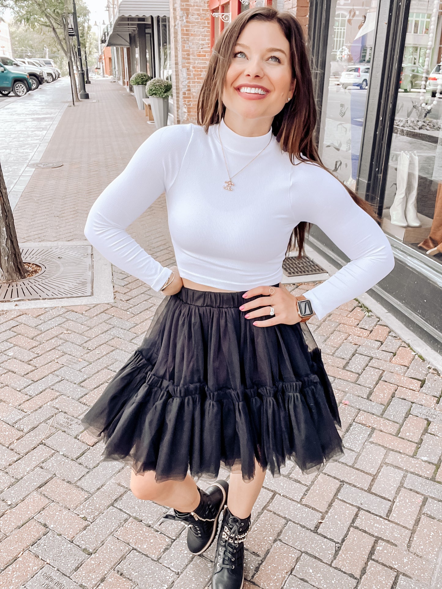 Tulle Mini Skirt