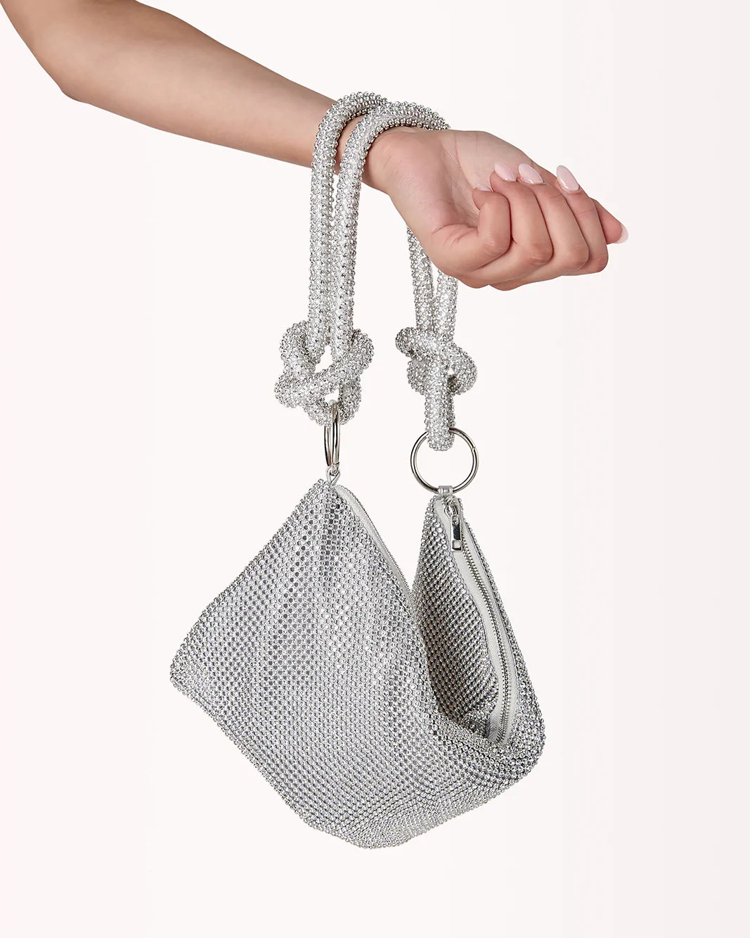 Kaia Silver Diamond Bag